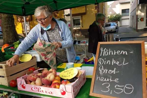 Maria Backs: Ein Marktstand statt Ruhestand