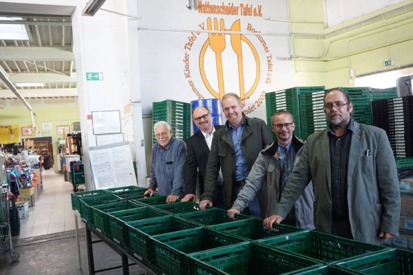 Tafel Bochum erhält die GWV-Jubiläumsspende