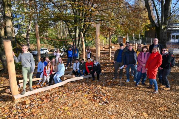 Stadterneuerung bringt Naturspiel, Sport und Fitness an die Willy-Brandt-Gesamtschule