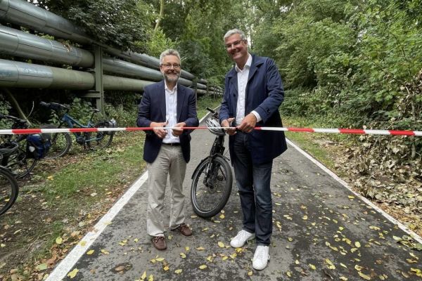 Neu ausgebaute Radroute im Bochumer Norden eröffnet