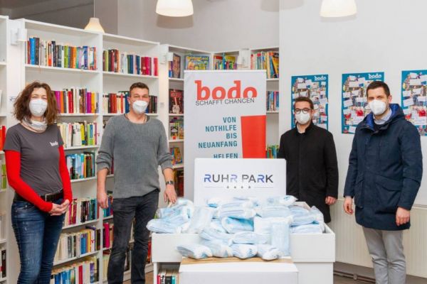 Ruhrpark spendet Einwegmasken