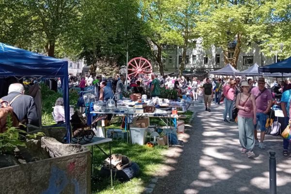 Gerther Frühlings-Flohmarkt: Ein voller Erfolg
