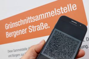 Mit dem QR Code kann man sich beim USB für den Digitalen Wertstoffhof registrieren lassen und bekommt dann deinen persönlichen Zugangscode zugesendet
