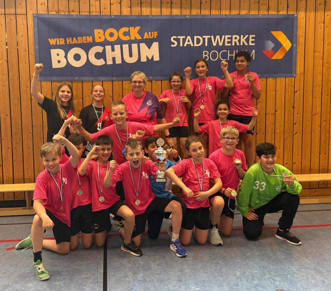Von Waldthausen Grundschule ist Handball-Stadtmeister