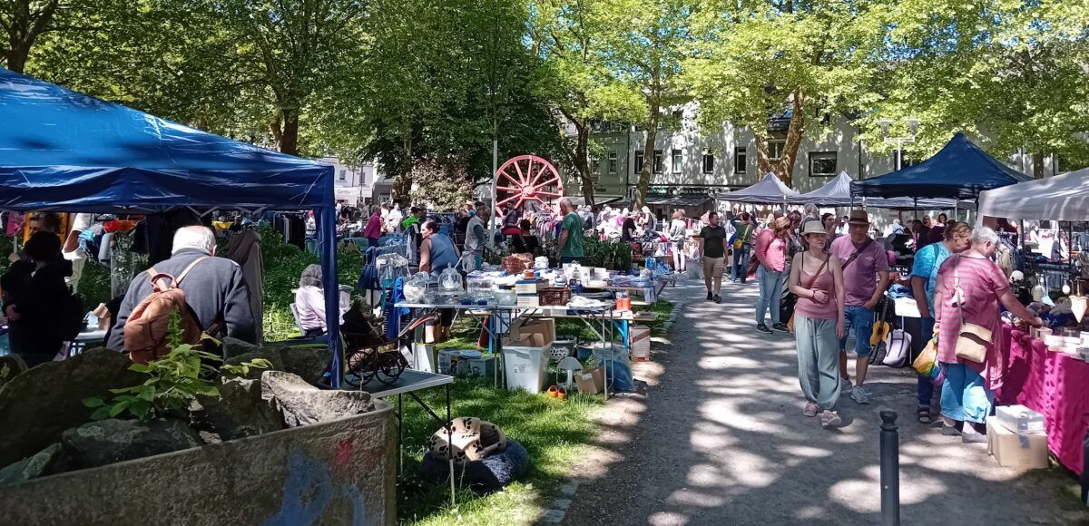 Gerther Frühlings-Flohmarkt: Ein voller Erfolg