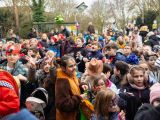 Kinderkarnevalzug der Lina-Morgenstern-Schule zu Gast bei VBW
