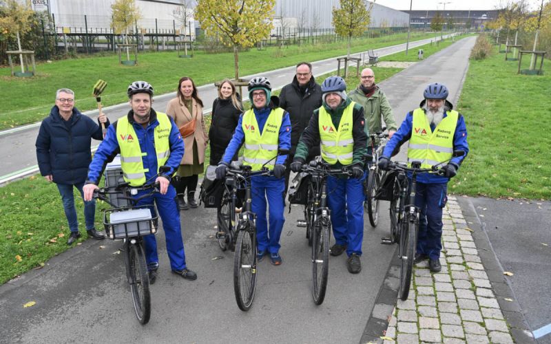 Neuer Service für saubere und sichere Radwege