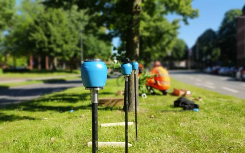 „LoRaWAN“ - 24 Bodenfeuchte-Sensoren wurden installiert