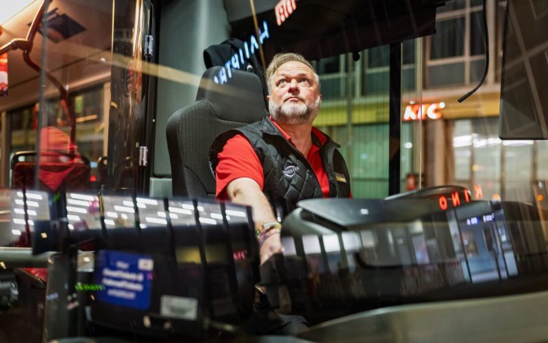 Die NachtExpressfahrenden von der BOGESTRA