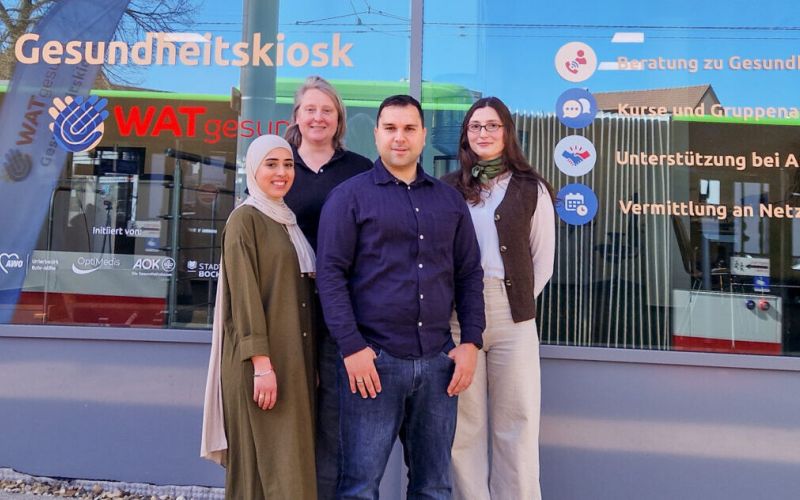 Gesundheitskiosk hilft mit Leidenschaft