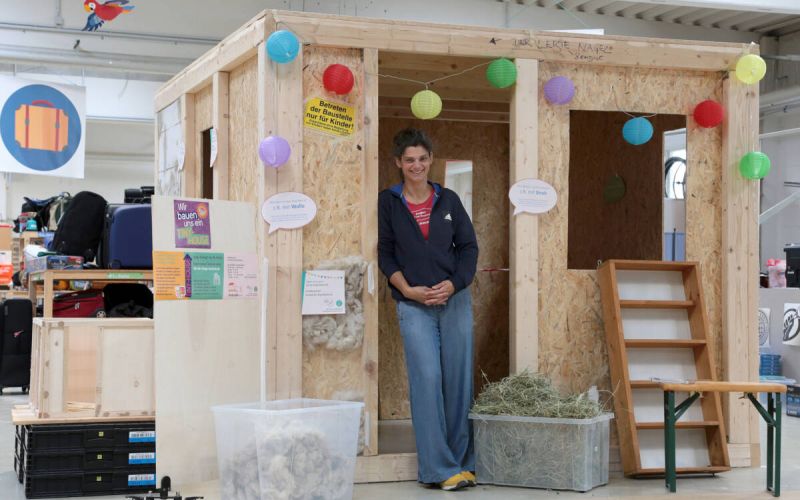 "bib der Dinge": Kinder bauen Tiny House