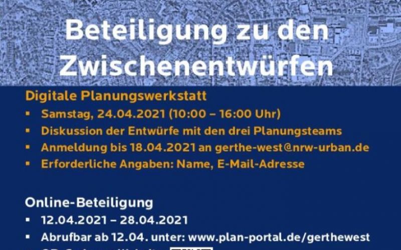 Gerthe West: Drei Möglichkeiten, sich zu beteiligen