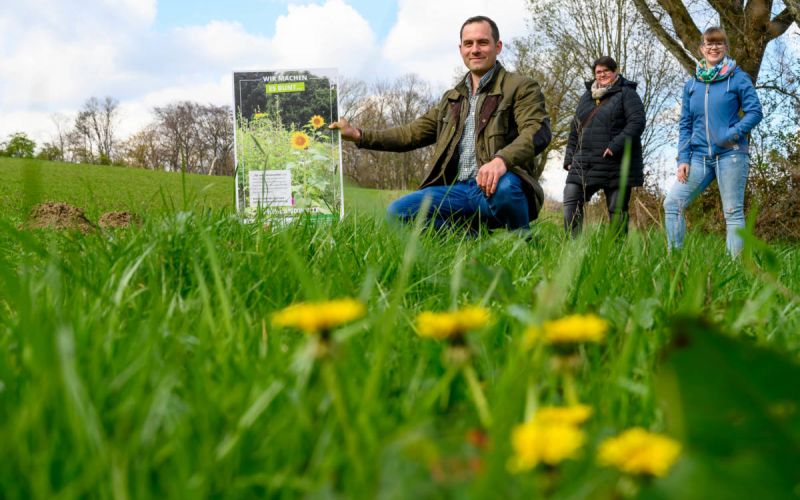 Agrarprojekt: Landwirtschaft ohne Pestizide und mit Blühstreifen