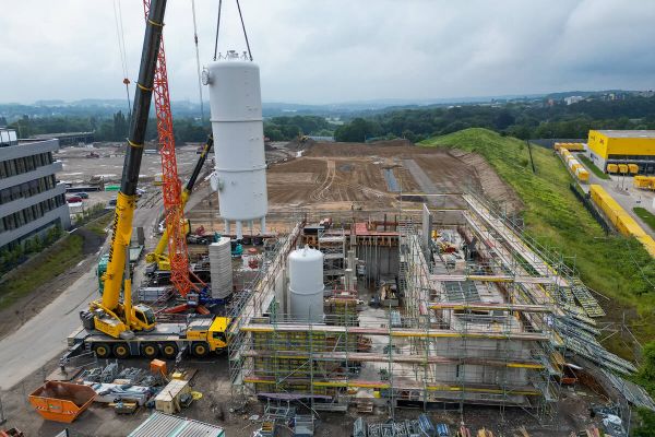 Stadtwerke: Meilenstein für die Energiezentrale Ost auf MARK 51°7