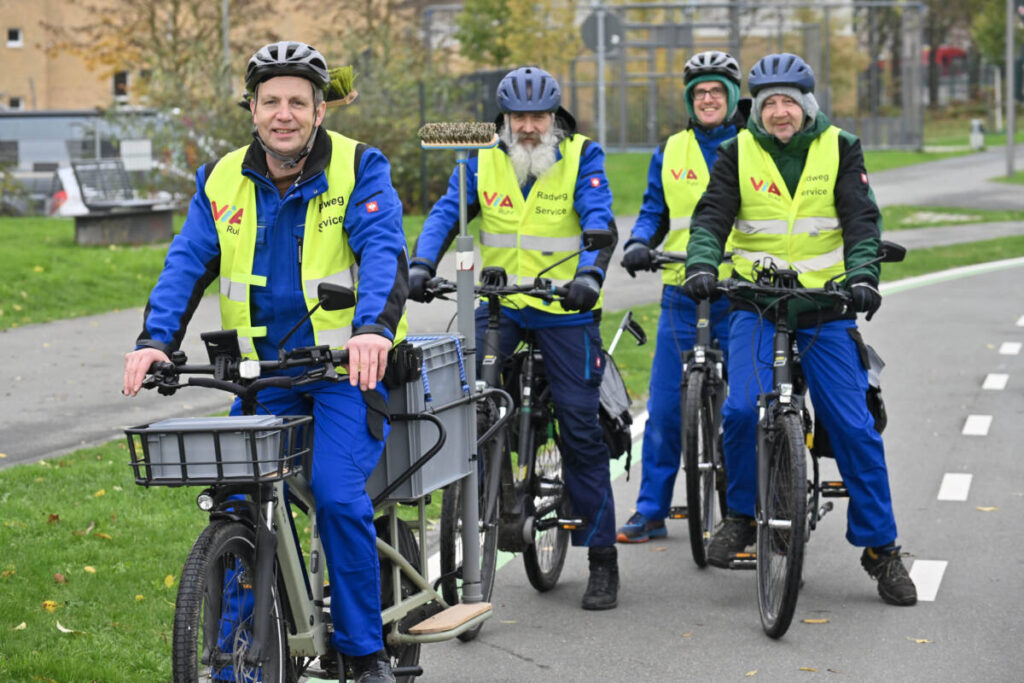 Neuer Service für saubere und sichere Radwege