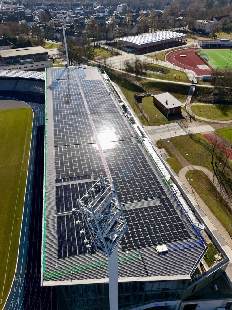 Photovoltaik-Anlage. Foto: Stadt Bochum