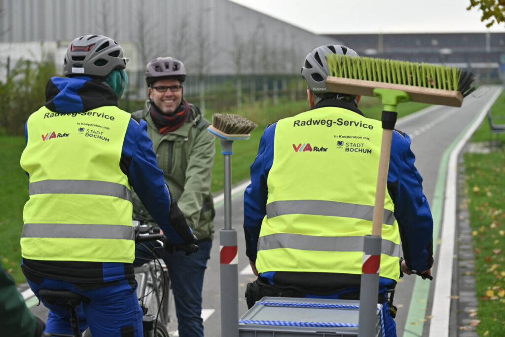 Neuer Service für saubere und sichere Radwege