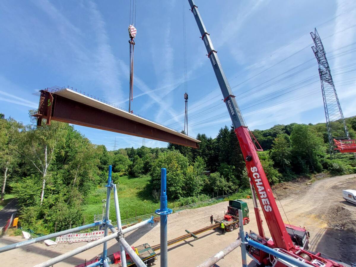 Hier entsteht die neue Nevetalbrücke. Foto: Straßen.NRW