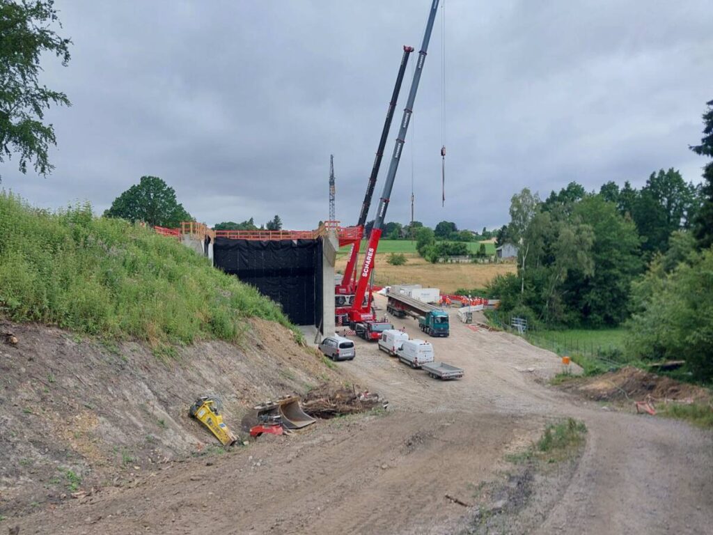 Hier entsteht die neue Nevetalbrücke. Foto: Straßen.NRW