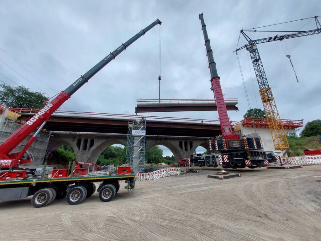 Hier entsteht die neue Nevetalbrücke. Foto: Straßen.NRW