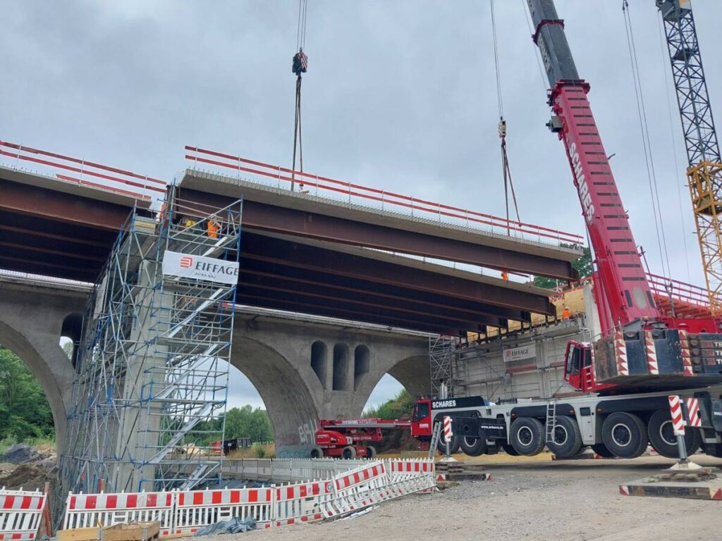 Hier entsteht die neue Nevetalbrücke. Foto: Straßen.NRW