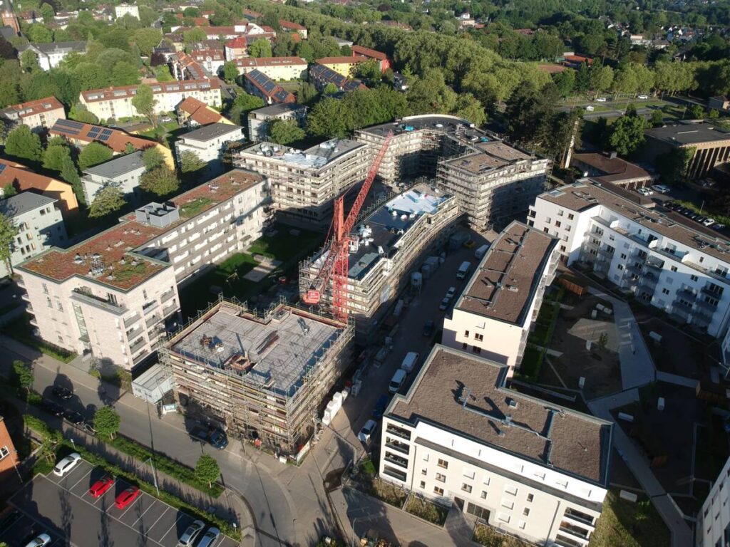 Die Alte Stadtgärtnerei als Teil des OSTPARKs ist derzeit Bochums größte Baustelle im Bereich Wohnflächenentwicklung.