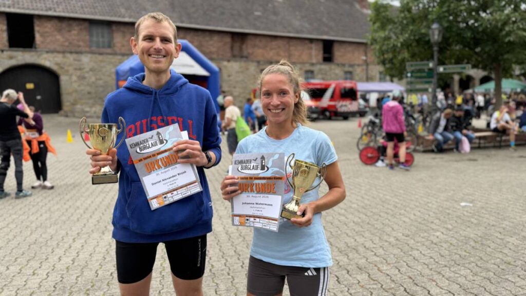 Daniel Alexander Bizjak und Johanna Watermann Halbmarathonsieger