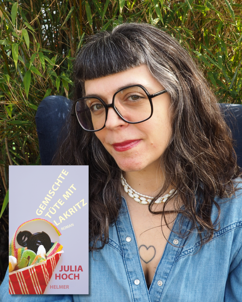 Julia Hoch liest am 13. November in der KoFabrik aus ihrem aktuellen Roman „Gemischte Tüte mit Lakritz". Foto: Domnic Hoch