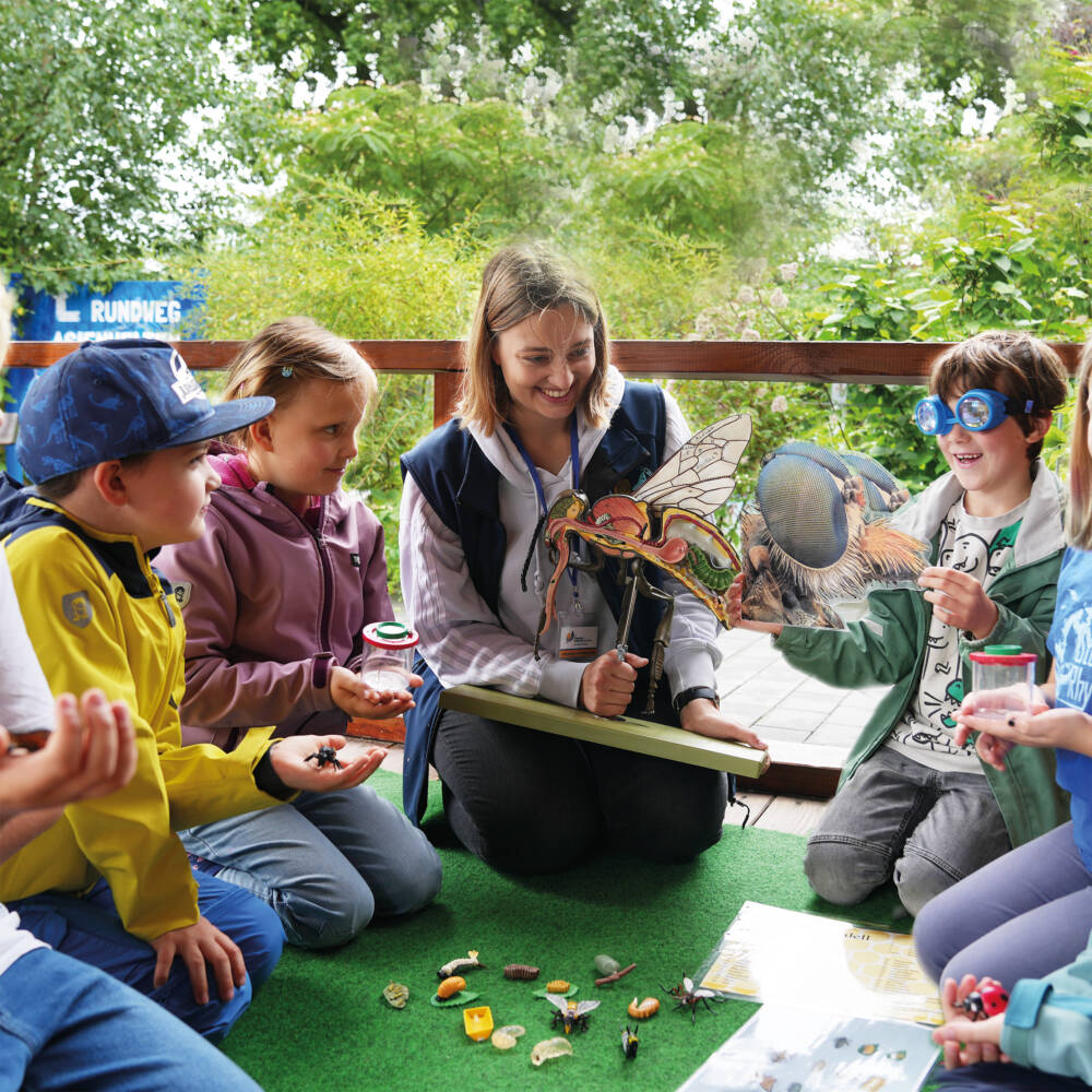 Spielerische Formate machten Artenschutz auf unterschiedliche Weise erlebbar. Foto: Tierpark Bochum