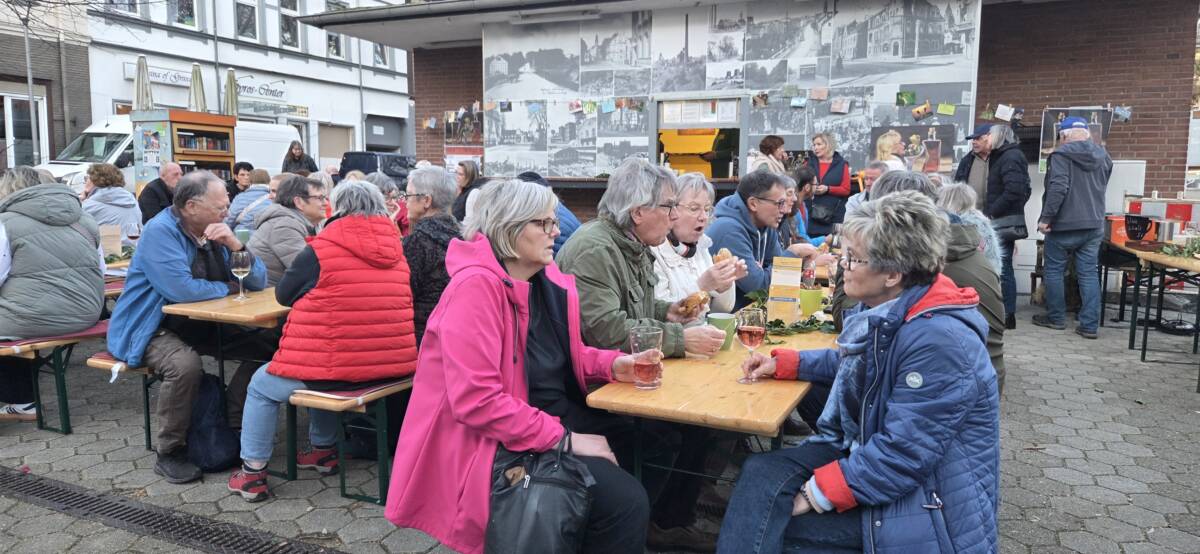 Das erste Treffen des Jahres des Gerther Treff fand bei herrlichstem Frühlingswetter statt. Foto: privat