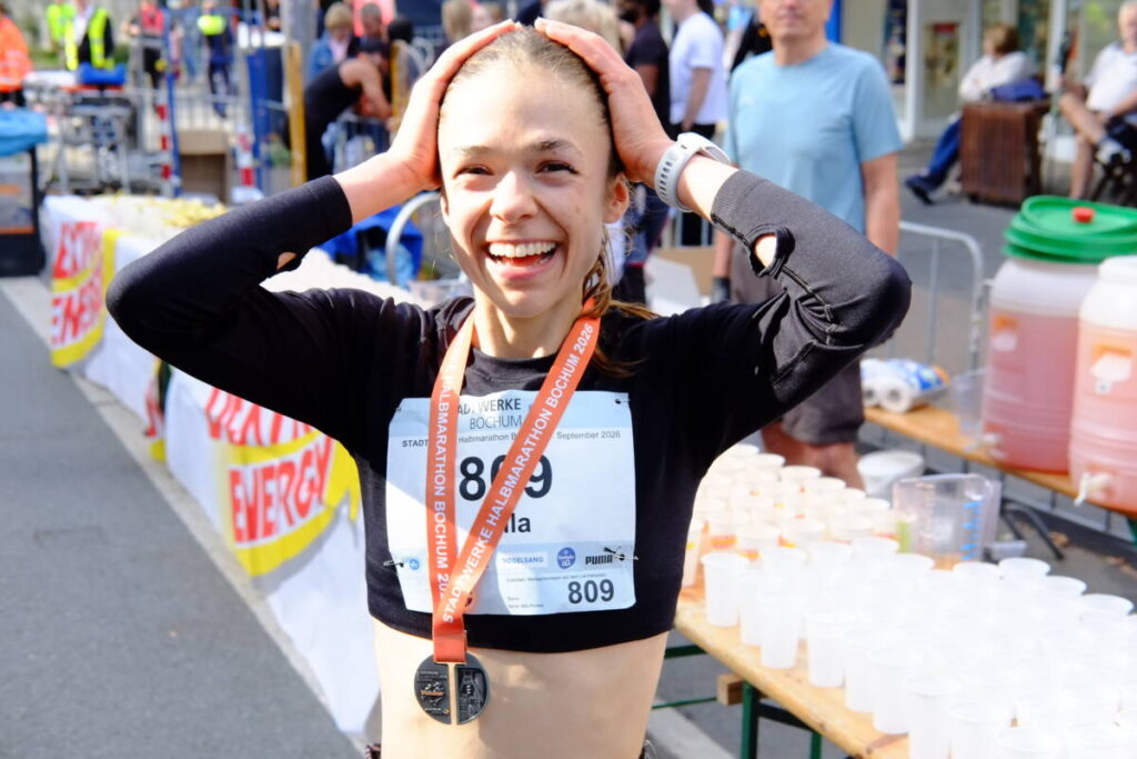 Mila Primke (vereinslos) hat 2026 ihren Titel verteidigt Foto: TV Wattenscheid 01 / Ingo Knosowski