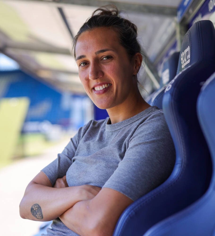 Kyra Malinowski will mutige Spielerinnen. Spielerinnen, die Entscheidungen treffen, Dinge ausprobieren und Verantwortung übernehmen. Foto: firo sportfotos