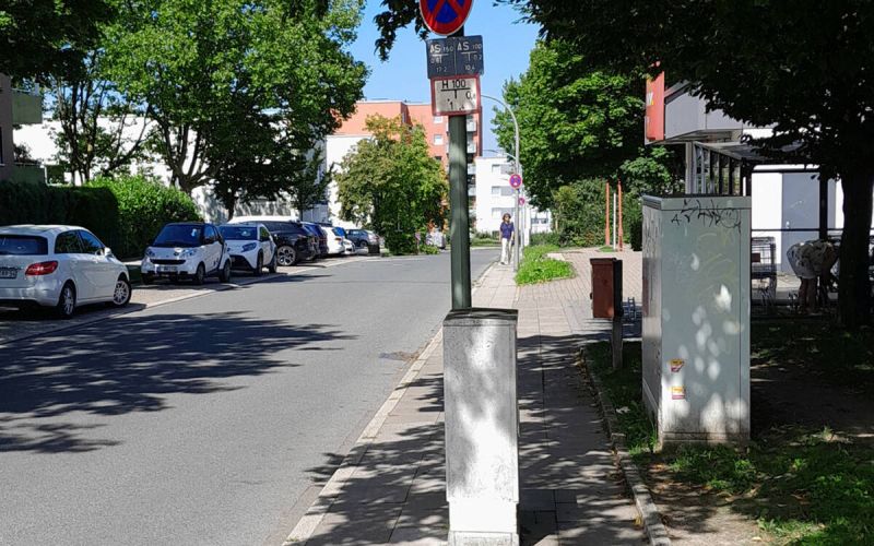 Auf dem Ginsterweg haben es Fußgänger schwer