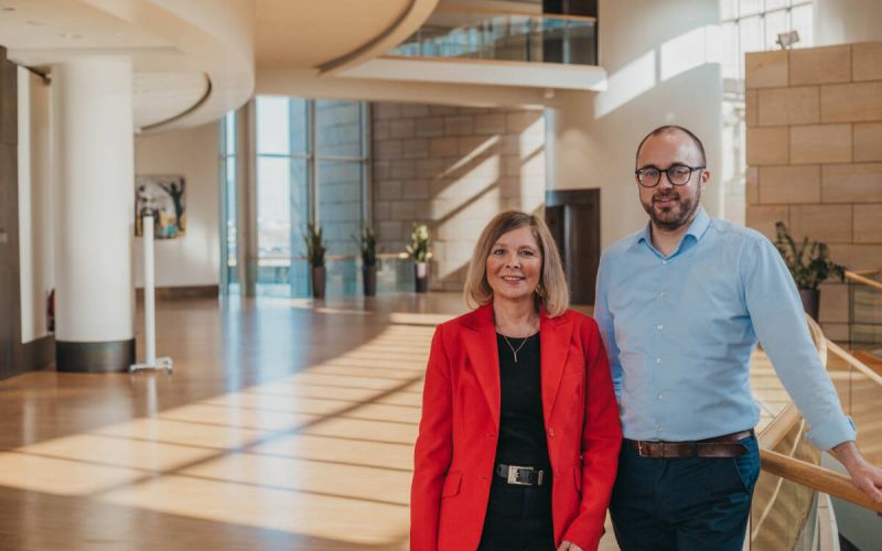 Die heimischen SPD-Landtagsabgeordneten Andrea Busche und Sebastian Hartmann. Foto: Alexander Stahl