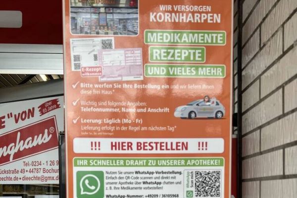 Kornharpener „Apotheke“ ist eine Art Briefkasten
