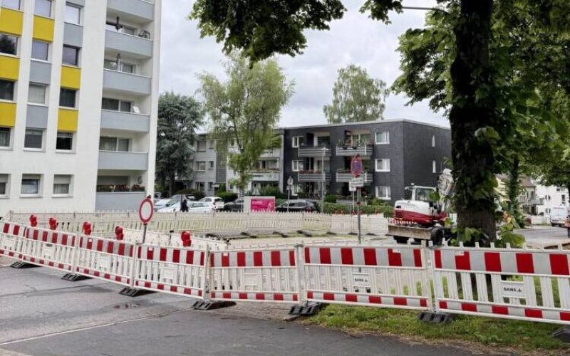 Umwege und Staus sind wegen der Umbauarbeiten an der Tagesordnung. Fotos: privat