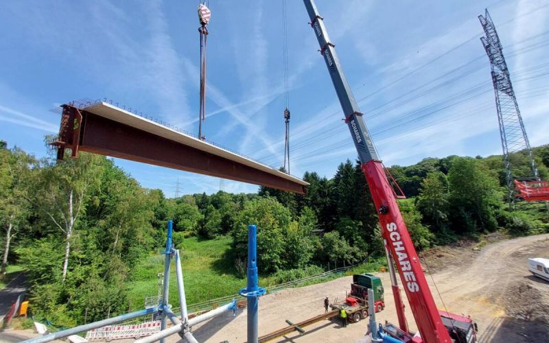 Hier entsteht die neue Nevetalbrücke. Foto: Straßen.NRW