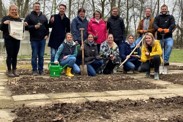 Im Bergener Schulgarten wächst jetzt Gemüse