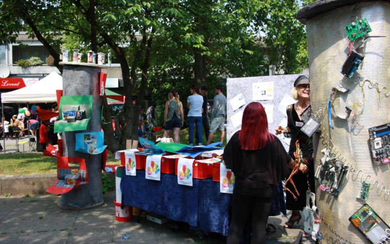 Beim Quartiersfest Rosenberg gibt es viel zu entdecken. Foto: Ulrike Gerhard