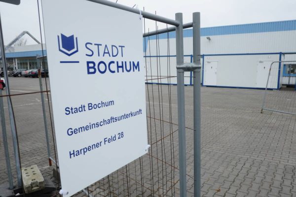 Weniger Flüchtlinge am Harpener Feld als geplant