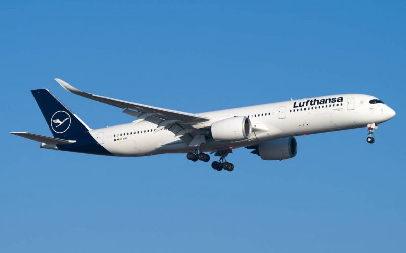 Die aktuelle „Bochum“, ein Airbus A350-900, wurde im November 2017 in den Dienst gestellt. Foto: Christian Schulenberg