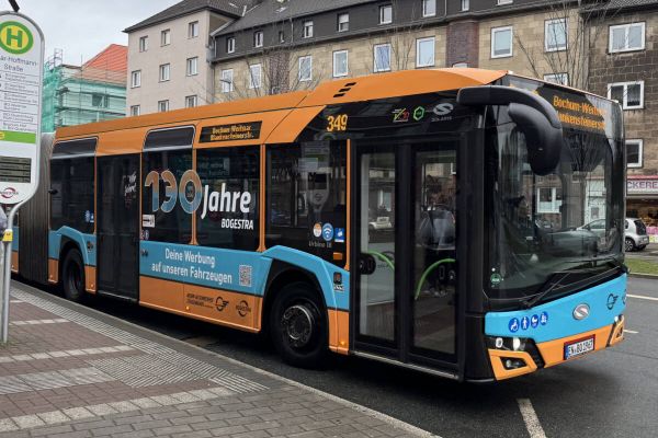 Im Jubiläumsbus gibt es eine exklusive Meet&Greet-Sonderfahrt. Foto: Bogestra