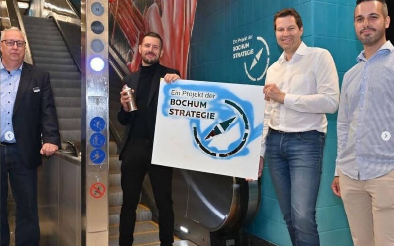 Bochum wird dank der Graffitis von Denis Klatt noch bunter