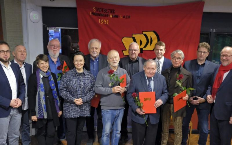 Jubilarehrung bei der SPD Bochum Ost