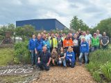 „Wir freuen uns, dass die Stadtwerkerinnen und Stadtwerker uns nun schon im vierten Jahr in Folge unterstützen“, sagt Ekard Opretzka, der das Projekt Tafelgarten bei der GAFÖG leitet. Foto: STWBO