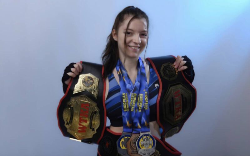Weltklasse aus Gerthe: Kickboxerin Linn Panzer. (Foto: JSC Gerthe)