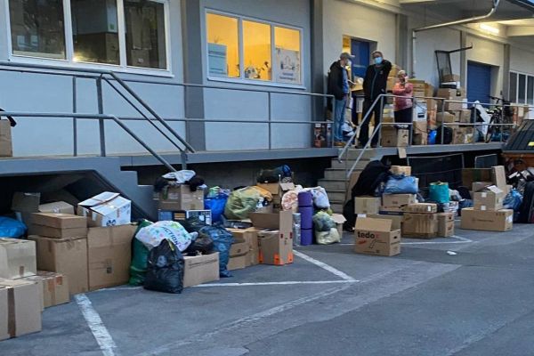 Krieg in der Ukraine: Eine Welle der Hilfsbereitschaft schwappt durch die Stadt