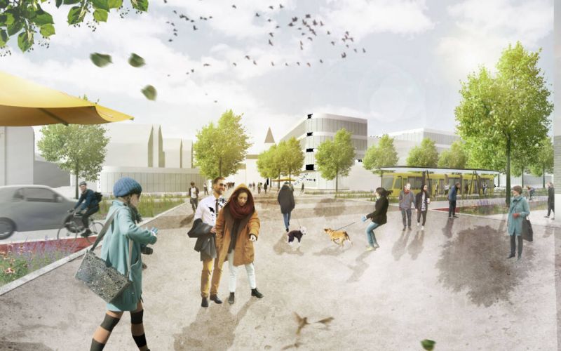 Verbindung für den Stadtteil: Achse bringt Laer und MARK 51°7 zusammen