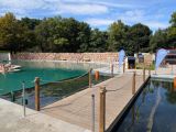 Das neue Mehrzweckschwimmbecken gehört zu den Attraktionen des Naturfreibads in Bochum-Linden. Foto: WasserWelten Bochum