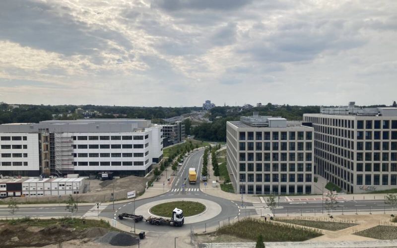 Hochbau der Investoren auf MARK 51°7 schreitet voran